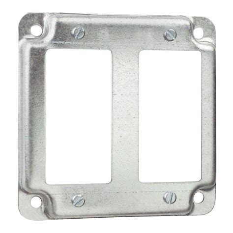 gfi metal outlet square box cover double|Amazon.com: 2.